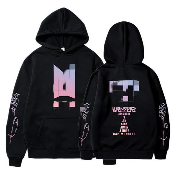 BTS Album Pullover Hoodie, Men And Women Fashion Casual Hoodie, Cotton, Sports Hoodie-HAPDEN