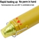 thumbnail image 3 of Pistola de calor eléctrica Enchufe de EE. UU. 300 W Kit de pistola de aire caliente pequeño 110 V Herramienta de bricolaje (Amarillo), 3 of 5