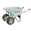 Brentwood 6 Cube Hdpe Double Wheel Wheelbarrow - Bw6D