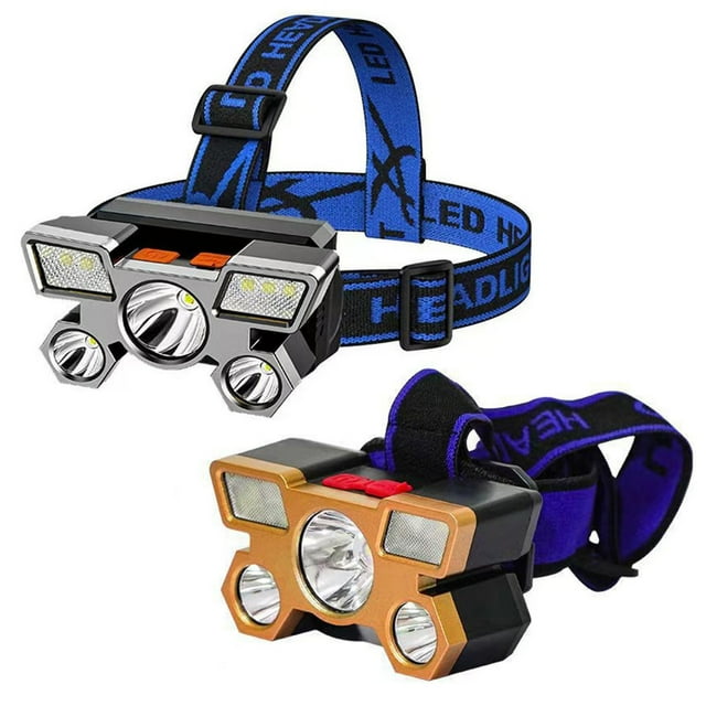 Lampe Frontale Rechargeable pour Activités de Plein Air Cyclisme Camping Pêche avec Télécommande Lumière DEL