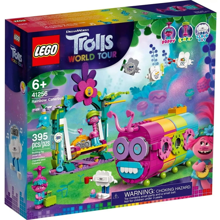 Lego Trolls World Tour Rainbow Caterbus Caterpillar Bus Building Set 41256