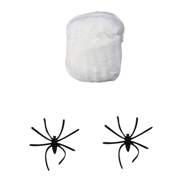 Luminous Spider Webs, Glow In The Dark Spider Webs Decorations, Stretch Spider Webs With Fake Spider, Halloween Cobwebs For For Creepy Indoor And Outdoor Decor