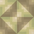 thumbnail image 1 of Ahgly Tapis de Zone Carré Transitionnel Lavable en Machine, Cuivre Brun, 7 Pieds Carré, 1 of 7