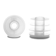 GMS Press in Bottle Adapter Plug for Liquid Medication - Large, 28mm for 12 and 16 oz Bottles (25 Count)