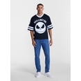 thumbnail image 2 of The Nightmare Before Christmas Men's & Big Men's Jack Skellington Graphic Jersey, Sizes XS-3XL, 2 of 6
