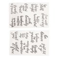thumbnail image 3 of Silicona palabras transparentes 2 hojas olor reutilizable para hacer tarjetas y álbumes de recortes DIY ANGGREK Otros, 3 of 8