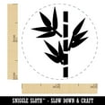 thumbnail image 2 of Bamboo Shoot Self-Inking Rubber Stamp Ink Stamper - UV Ink - Mini 1/2 Inch, 2 of 7