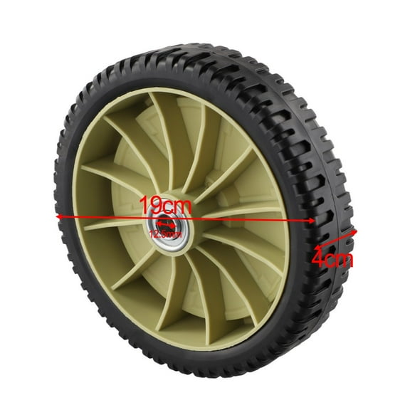 Wheel for Efficient Hand Push Lawn Mower s with Smile Home