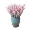 thumbnail image 5 of 14.6-inch Indoor Lavender Artificial Flower, 5 Heads Fake Artificial Lavender Bunch, Fake Lavender Flowers Stems, Artificial Flower Lavender Pick for Home Table Indoor Outdoor Wedding, 5 of 6