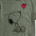 thumbnail image 3 of Peanuts - Valentine's Peanuts Snoopy Heart - Men's Short Sleeve Graphic T-Shirt, 3 of 6