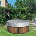 thumbnail image 5 of SPA Cover For Hot Tub,Waterproof Round Inflatable Hot Tub Cover - Water-Resistant Pool Dust Cover, 5 of 5