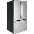 thumbnail image 3 of GE APPLIANCES GNE27JYMFS french door freestanding refrigerator Stainless Steel, 3 of 5