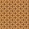 thumbnail image 1 of Ahgly Tapis d'Intérieur Lavable en Machine Carré Transitionnel Orange Bière, 6 Pieds Carré, 1 of 7