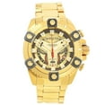 thumbnail image 2 of Invicta Men's 19581 Coalition Forces Gold Dial Yellow Gold Steel Bracelet Chronograph Dive Watch, 2 of 4