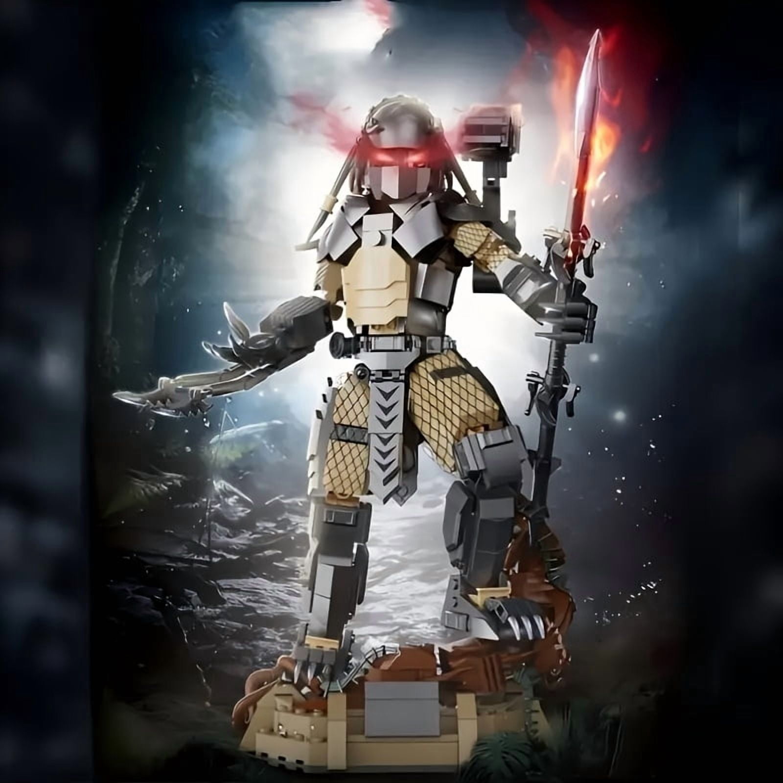 Remocguys Alien Predator Model Building Set Compatible with Lego Action Figure for Adults 978 Pcs
