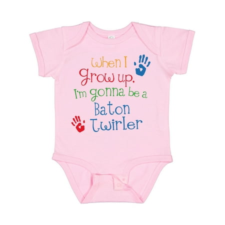 

Inktastic Baton Twirler Future Gift Baby Boy or Baby Girl Bodysuit