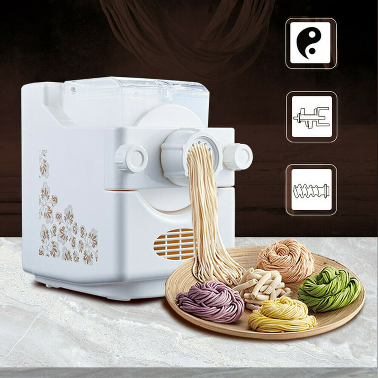 DENEST Electric Noodle Maker Automatic Fresh Pasta Noodle Machine 9 Shapes  110V 