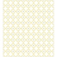 thumbnail image 3 of Quatrefoil Duvet Cover Set, Moroccan Style Lattice Pattern Dots in Daisy Diamond Petals 4 Leaf Clover, Decorative 3 Piece Bedding Set with 2 Pillow Shams, King Size, Mustard Pale Grey, by Ambesonne, 3 of 3