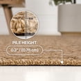 thumbnail image 5 of JONATHAN Y FXV203B-5 Rowena Smart Jute Scandinavian Boho Herringbone Weave Brown 5 ft. x 8 ft. Indoor/Outdoor Area Rug, 5 of 9