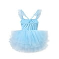 thumbnail image 6 of WOYY Little Girls Ballet Dress Flutter Strap Tutu Leotard Dance Dress, Sizes 5-6Y, 6 of 8