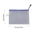 thumbnail image 3 of 1 Pieces Mesh Bags with Zipper Mesh Cosmetics Bag Mesh Toiletry Bags Travel Small Mesh Bag Mesh Zipper Pouch Multipurpose Travel Mesh Bag for Offices Supplies Travel Accessories, 3 of 4