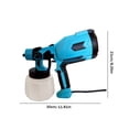 thumbnail image 5 of 580W 1000ml Pistola de pulverización eléctrica Máquina de pulverización de pintura para techo de pintura (B) Ehuebsd Libre de BPA, 5 of 5