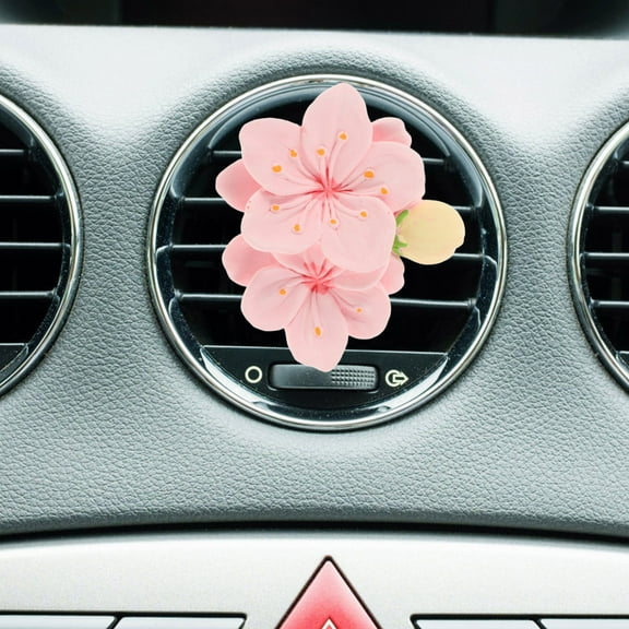 Worgeous Car Dashboard Decoration Flower Car Interior Decor Car Aroma Decoration Cute Car Air Freshener Clip Car Outlet Clips Decoration