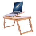 thumbnail image 4 of SalonMore Portable Bambou Ordinateur Portable Plateau de Lit de Service avec Tiroir, 4 of 6