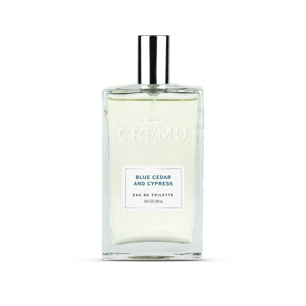 Colonia en aerosol Cremo Blue Cedar & Cypress 100 ml para hombre