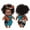 A7359 Gifts decorations under 5$, variant on Xqxayjr under $5 BlackBabyDoll, BlackBabyDoll 8 Inch, Cute Curly Hair VinylBabyToy, African American Reborn Doll forChildren, RealisticBabyDoll
