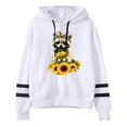thumbnail image 2 of Femmes Automne Manches Longues Sweat-Shirt Lettres Pull à Capuche Tops Blouse, 2 of 3