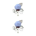 thumbnail image 2 of Guardoinrt Modern Minimalist Brooch Pin Unique And Fashionable Statement Piece Stylish Versatile Flower Brooch bleach 2Set, 2 of 6