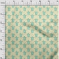 thumbnail image 2 of oneOone Cotton Poplin Fabric Turtle Block Print Sewing Fabric BTY 56 Inch Wide, 2 of 4