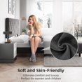 thumbnail image 2 of Tamaño completo marco de cama: forrado platform con fabric cabecero in ornate diamond design, non - slip solid wood slats support, fácil montaje, noise - free, light gray, 2 of 8