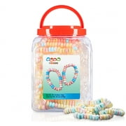 48 Candy Bracelets Individually Wrapped, Bracelet Candy Jewelry, Pastel Candy for Buffet, Goody Bag Stuffers, Barbie Party Favor Candy for Kids, (Pack of 48x0.42oz/12g) by 4YoreElves