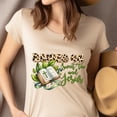 thumbnail image 4 of Raised on Sweet Tea and Jesus T-Shirt for Women, Bible Graphic Tee, CarolinaBlue, Size S, 4 of 6