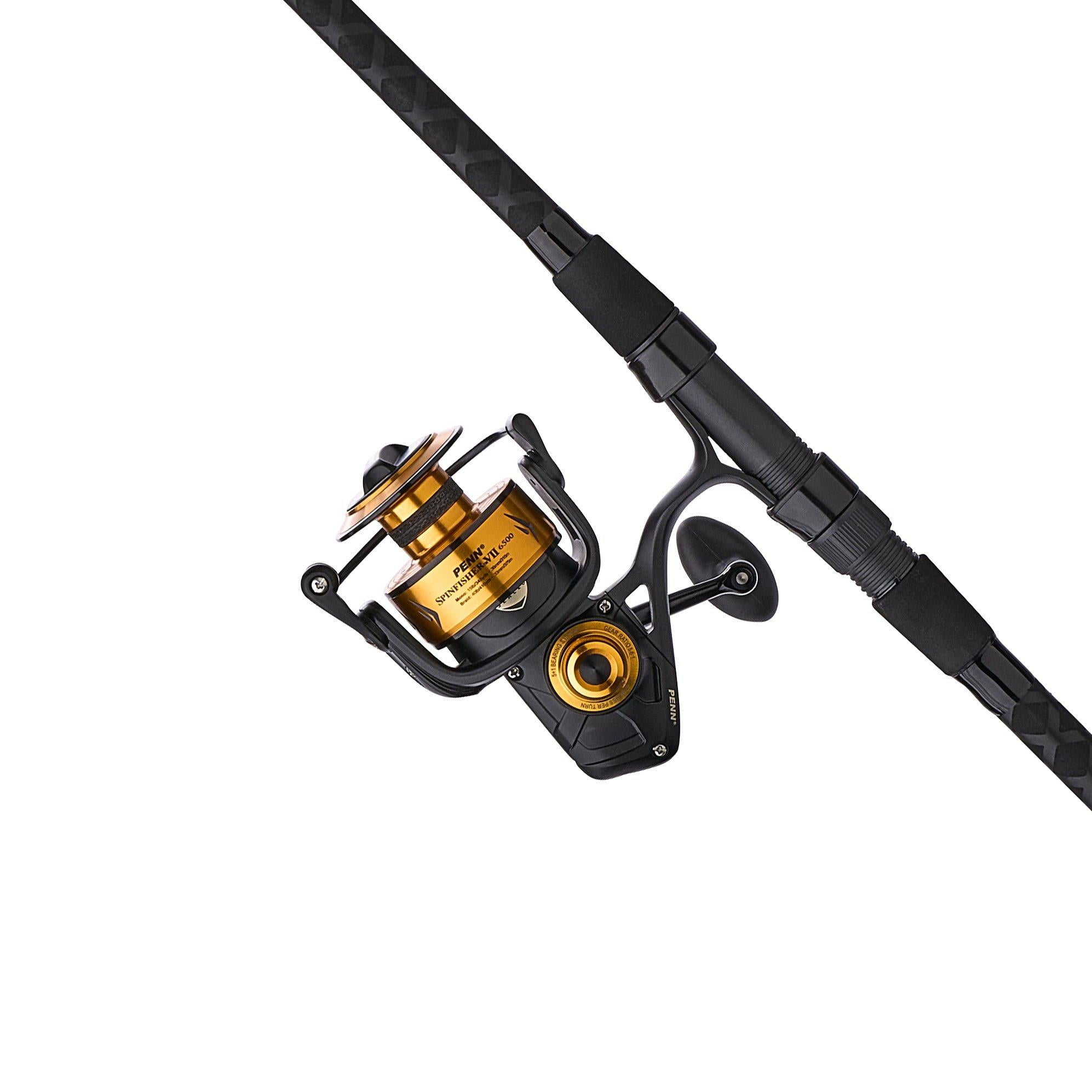 PENN Spinfisher VII Spinning Fishing Combo, 10' Heavy Rod, 6500 Size Reel