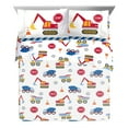 thumbnail image 5 of Sunny Side Up Construction Zone 4 Piece Toddler Size Bed Set, 5 of 5