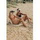 thumbnail image 3 of Sombrero con visera para mujer, sombrero de paja de ala ancha para playa, camping, senderismo y verano., 3 of 5