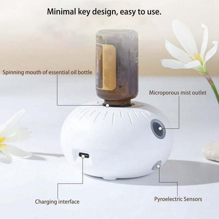 Cute Single Oil Diffuser Aromatherapy Machine Automatic Induction Portable  Aromatizador Mini Difusor USB for Bedroom Office
