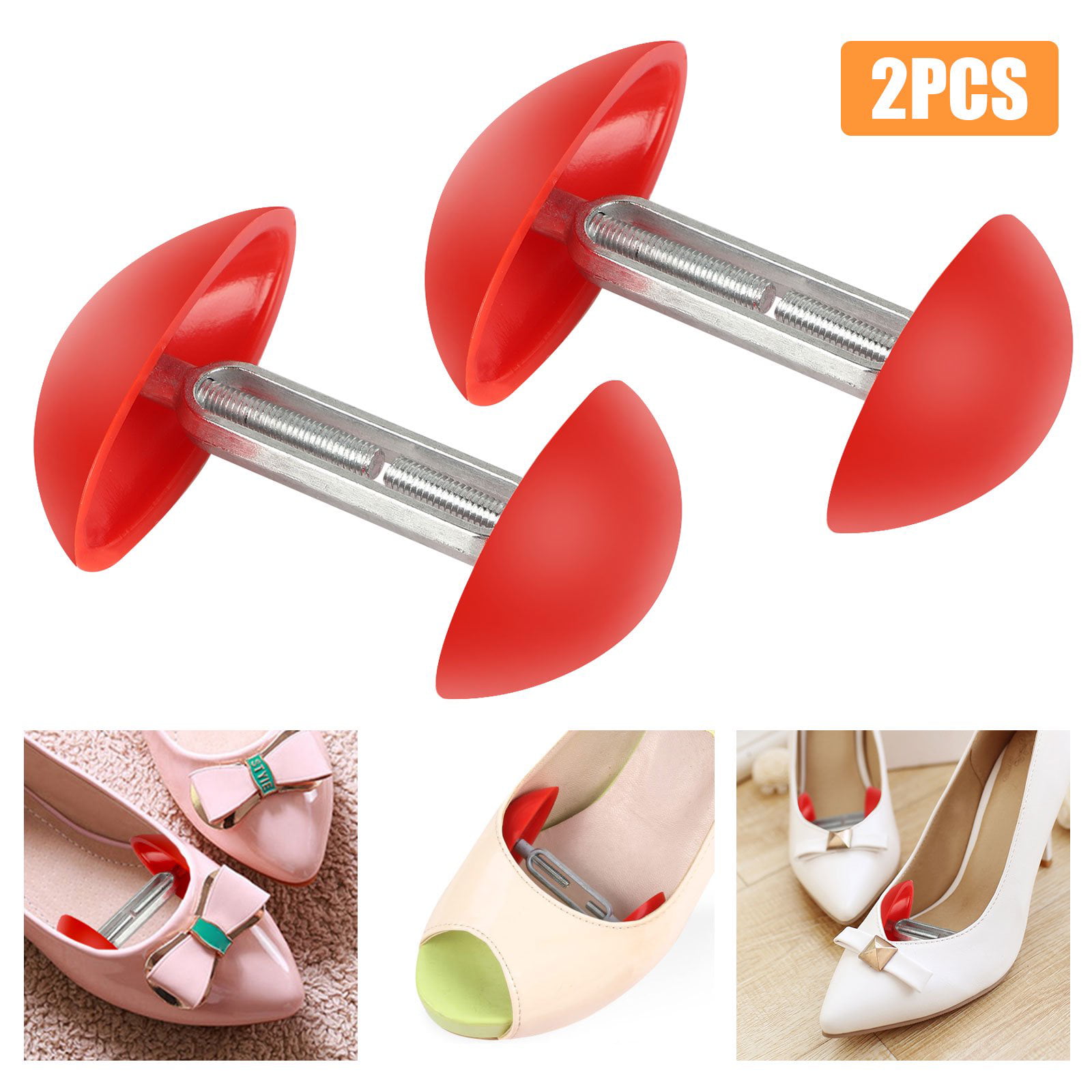 ICYANG 2Pair Portable Mini Shoes Stretchers Keeper Width Extender Adjustable Aid Shoe Trees For Men Women