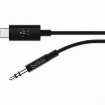 Belkin F7U079BT03-BLK Rockstar 3.5 mm Audio Cable with USB-C Connector