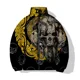 thumbnail image 1 of Chaquetas de invierno con estampado de calavera de monstruo para hombre, abrigo masculino moderno y versátil, abrigos de invierno cómodos y elegantes, ropa de parka para hombre, 1 of 4