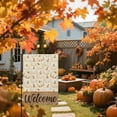 thumbnail image 3 of Fall Garden Flags 12x18 Inch Double Side Welcome Burnt Orange Pumpkin Yard Flag for Outside Autumn Harvest Theme Thanksgiving Outdoor Farmhouse Decoration Courtyard Lawn Porch Seasonal Decor, 3 of 6