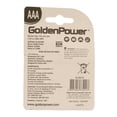 thumbnail image 2 of Pilas Alcalinas Prichos Golden Power Cilíndricas AAA de 1.5 V c/u 4 Piezas, 2 of 4
