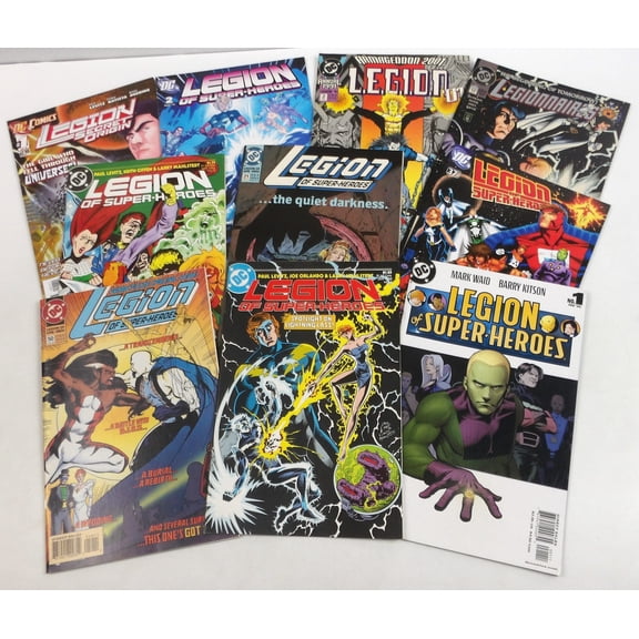 Legion of Super-Heroes Value Bundle 10-Pack of Comic Books - DC Comics L.E.G.I.O.N. LOSH