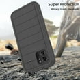 thumbnail image 3 of Asuwish Compatible with Motorola Edge 2023/Edge 40 5G Phone Case Hybrid Rugged Shockproof Hard Protective Drop Proof Full Body Heavy Duty Mobile Cell Cover for Moto Edge2023 6.6 Women Men Black, 3 of 6