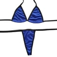 thumbnail image 1 of Aayomet Maillot de Bain Grande Taille pour Femmes Bikini String Pointu (A, L), 1 of 5