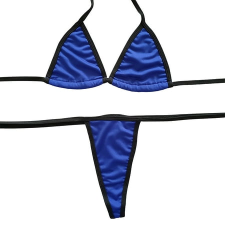 Lojoutye 2025 Women s Solid Color Push Up Bikini Tops Three Point Thong Bikini Plus Size Bikini for Women Swimsuit Push up Bikini Top Bikini for Women s Bikini Bikini Briefs Men Underwear Ho