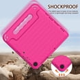 thumbnail image 3 of AVAWO Kids Case for Samsung Galaxy Tab A11+ Plus/A9+ Plus 11-inch 2026/2023, with Built-in Screen Protector, Light Weight Shock Proof Handle Stand Kids Friendly Cover,Rose, 3 of 10